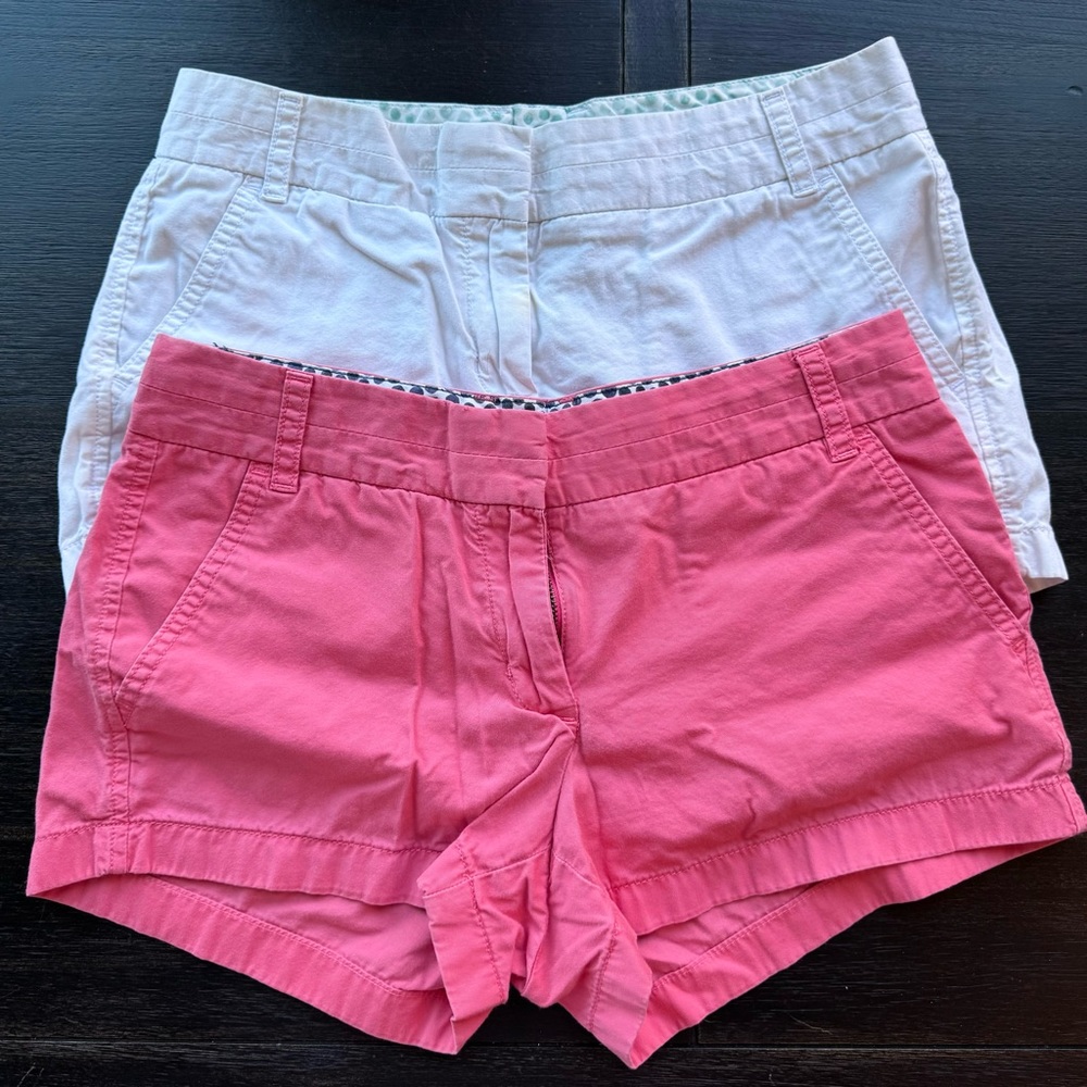 J Crew Chino size 4-lot of 2 pairs of shorts!